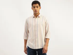 Regular Fit Spread Collar Checkered Shirt
