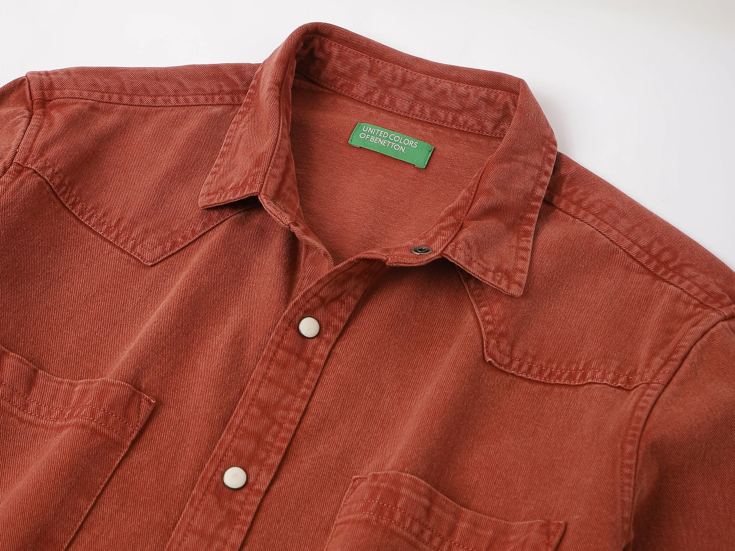 Regular Fit Spread Collar Solid Shirt
