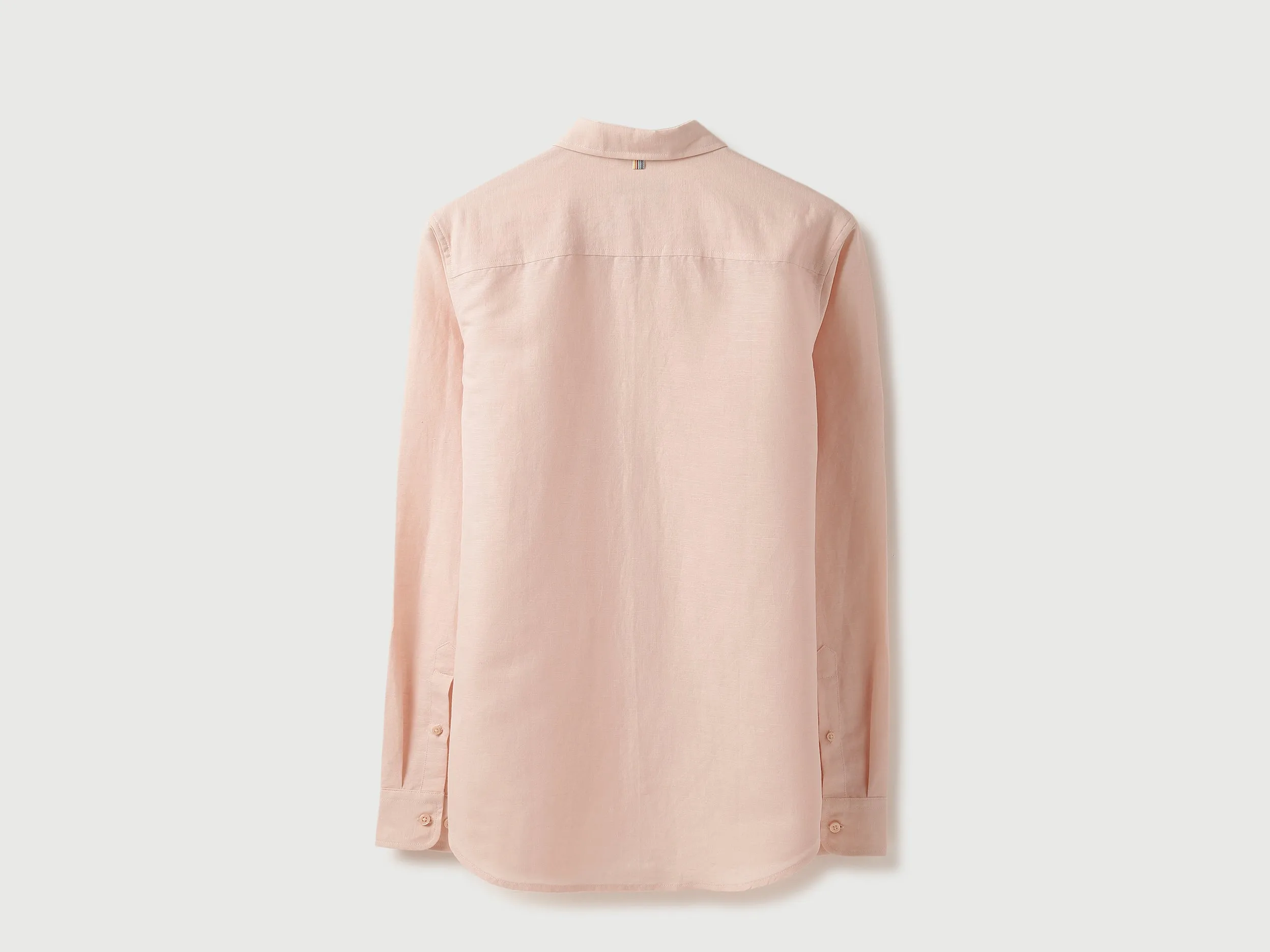 Regular Fit Spread Collar Solid Shirt