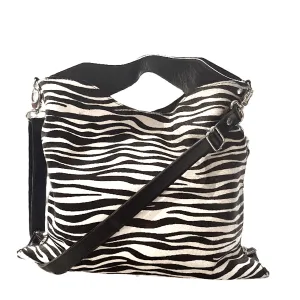 Riche - Zebra Black Handbag- Limited edition