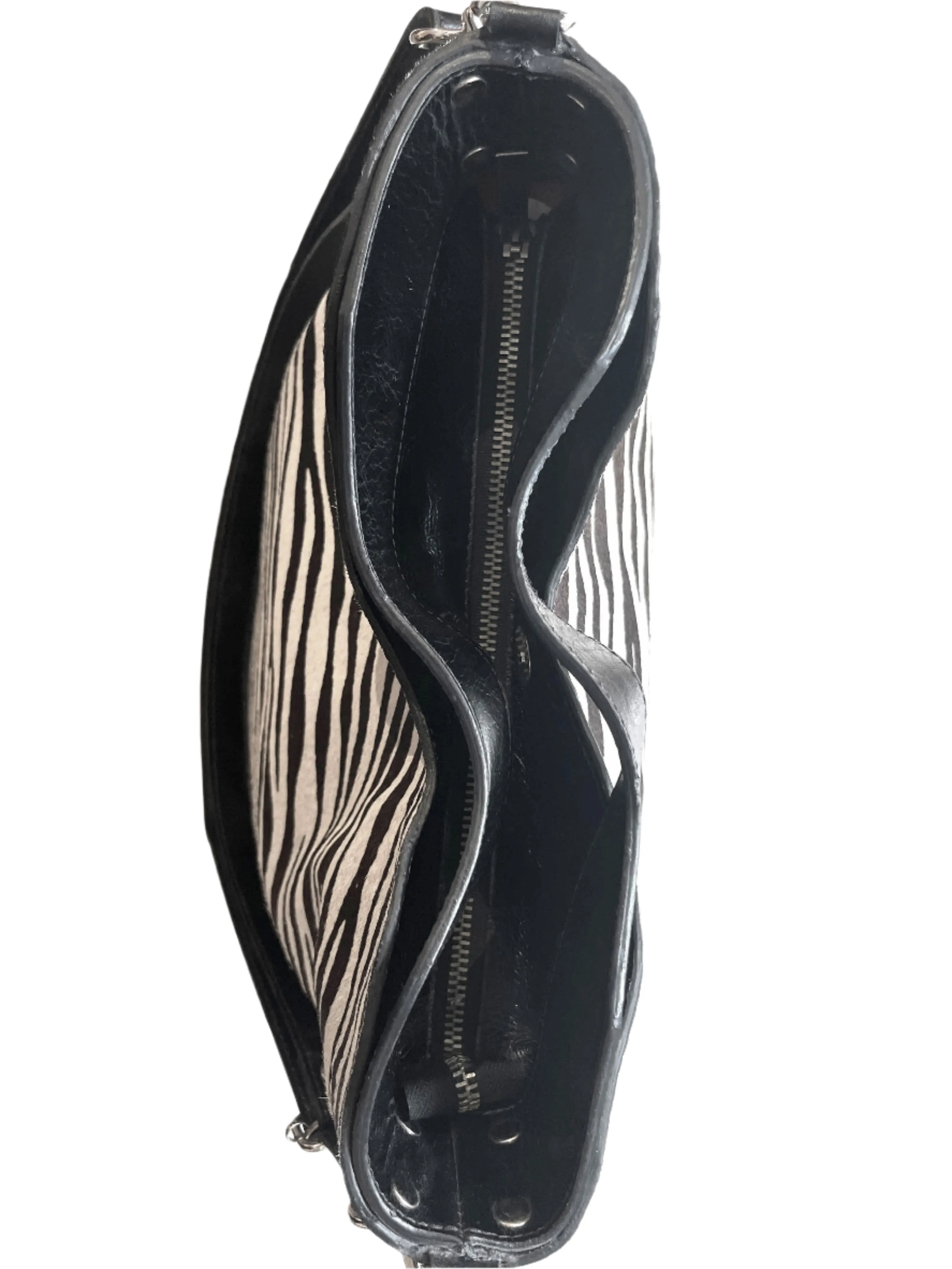 Riche - Zebra Black Handbag- Limited edition