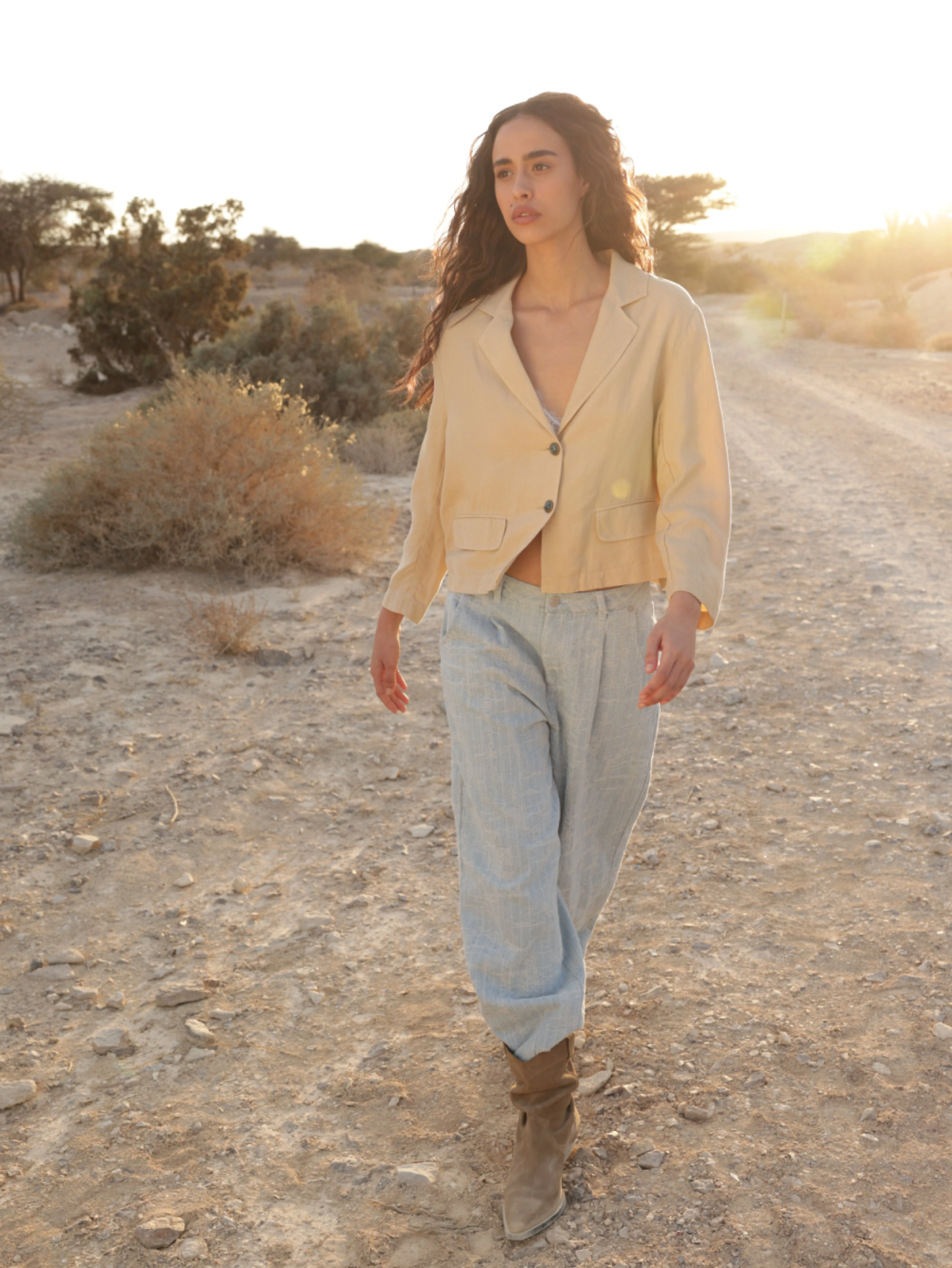 Rim pocket blazer