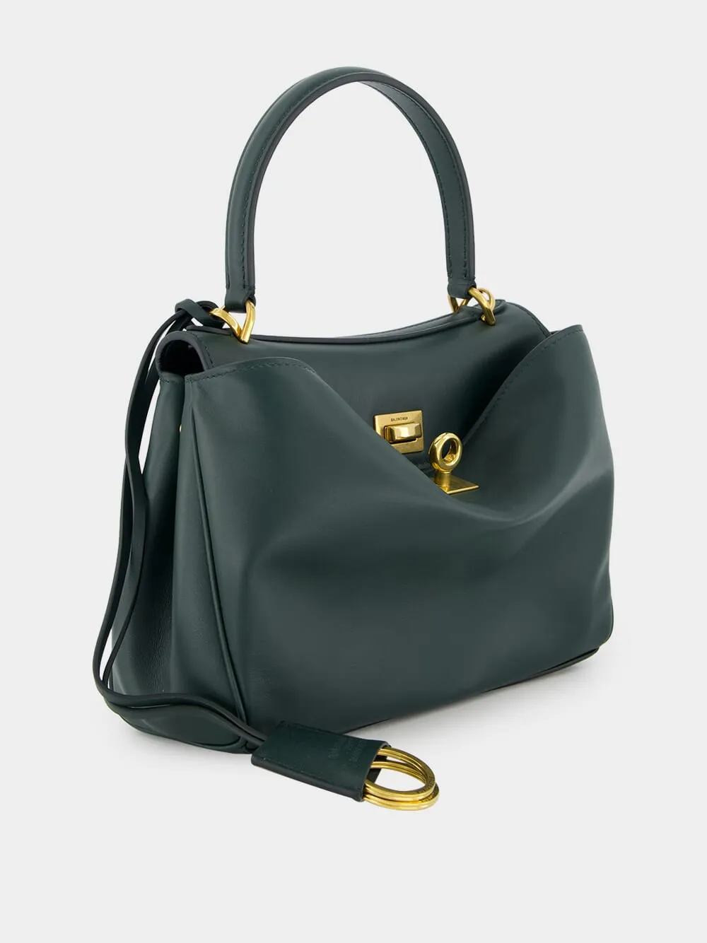 Rodeo Mini Handbag in Pine Green Calfskin