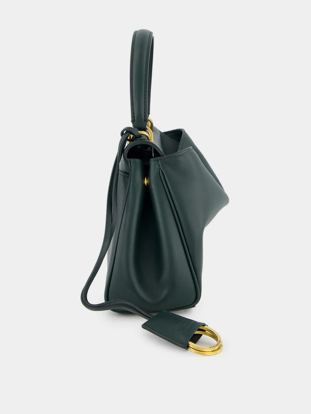 Rodeo Mini Handbag in Pine Green Calfskin