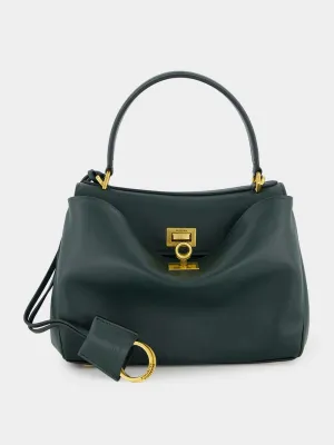 Rodeo Mini Handbag in Pine Green Calfskin