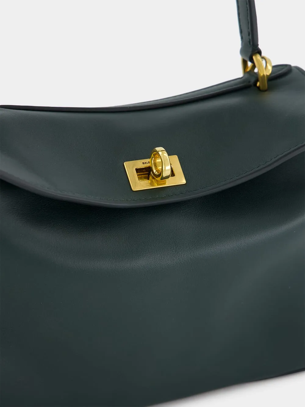 Rodeo Mini Handbag in Pine Green Calfskin