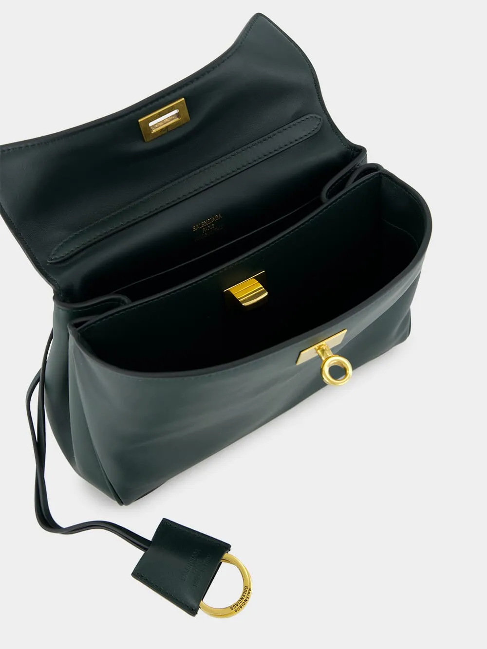 Rodeo Mini Handbag in Pine Green Calfskin