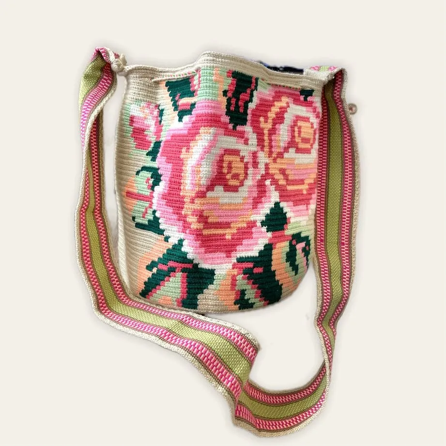 Rose Crochet Bags | Spring Crossbody Bags