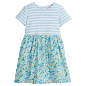Rosie Dress - Frangipani Blue