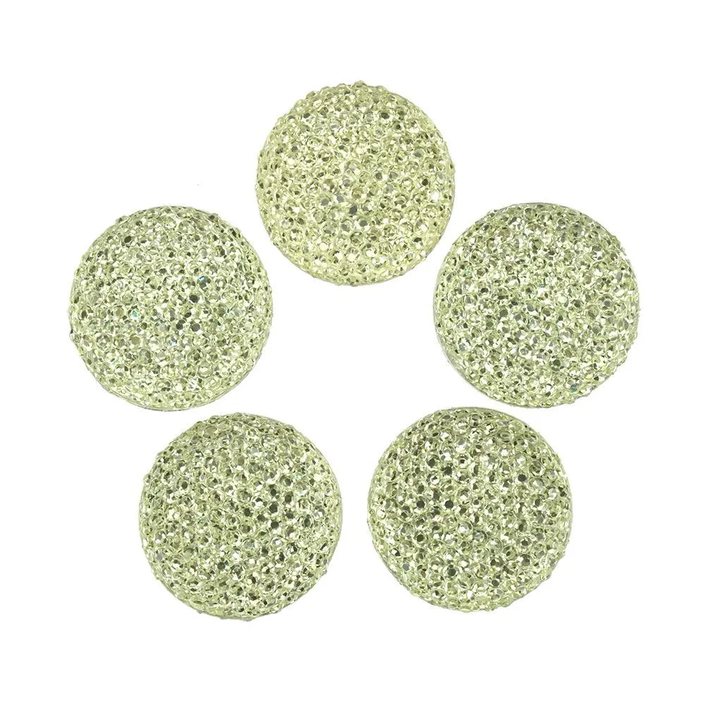 Round Self Adhesive Diamond Cluster Gems, 10-count