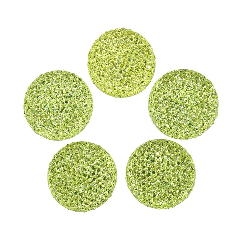 Round Self Adhesive Diamond Cluster Gems, 10-count