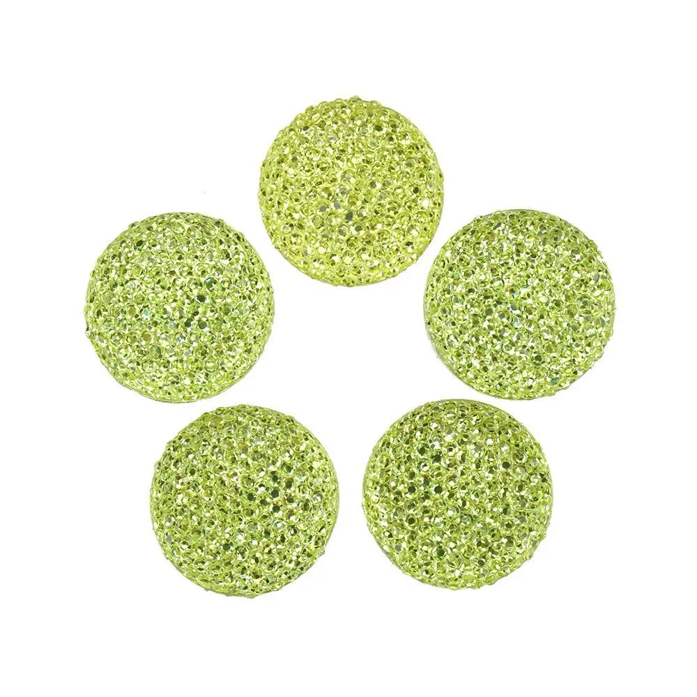 Round Self Adhesive Diamond Cluster Gems, 10-count