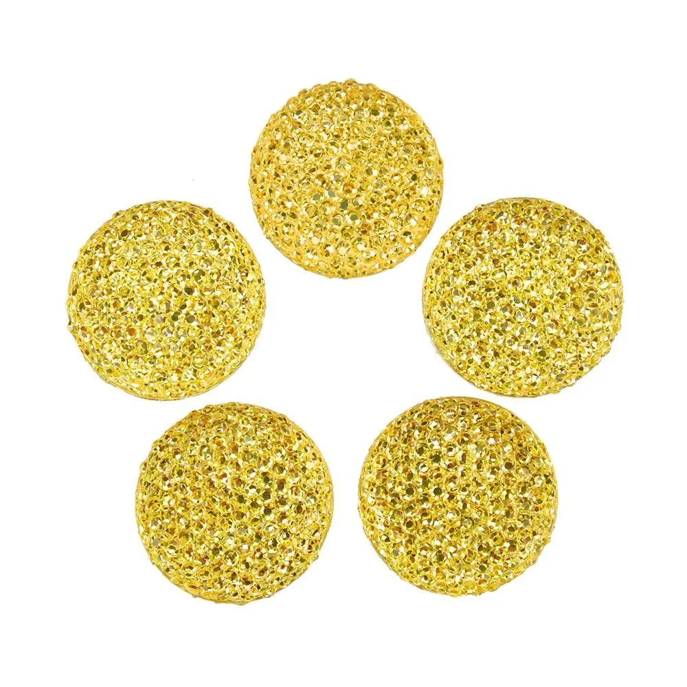 Round Self Adhesive Diamond Cluster Gems, 10-count