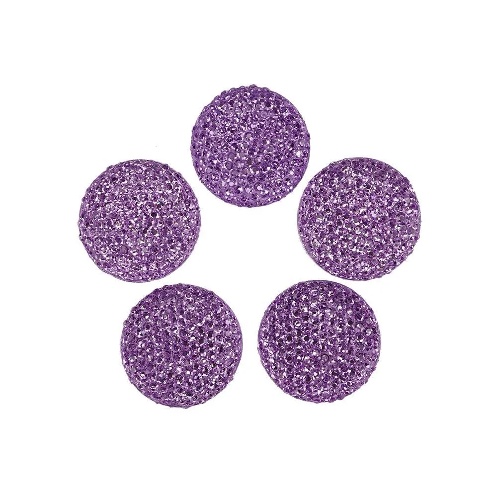 Round Self Adhesive Diamond Cluster Gems, 10-count