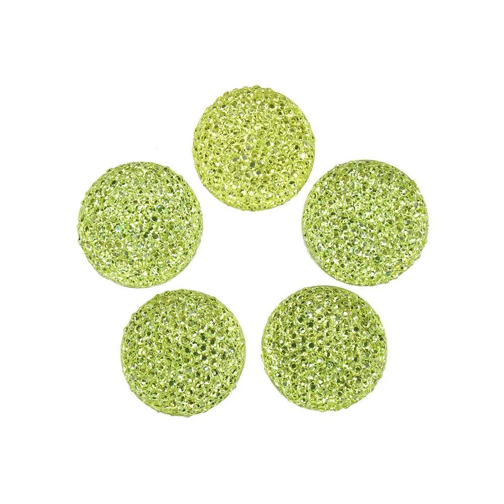 Round Self Adhesive Diamond Cluster Gems, 10-count