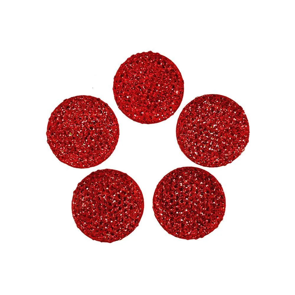 Round Self Adhesive Diamond Cluster Gems, 10-count