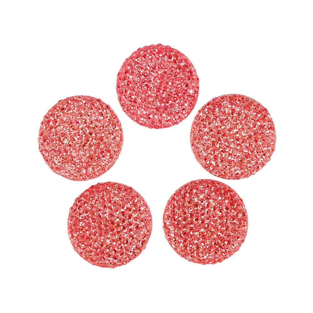 Round Self Adhesive Diamond Cluster Gems, 10-count