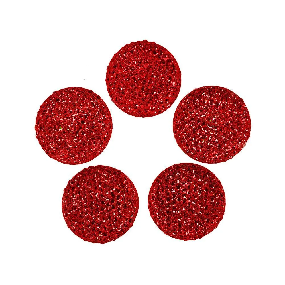 Round Self Adhesive Diamond Cluster Gems, 10-count