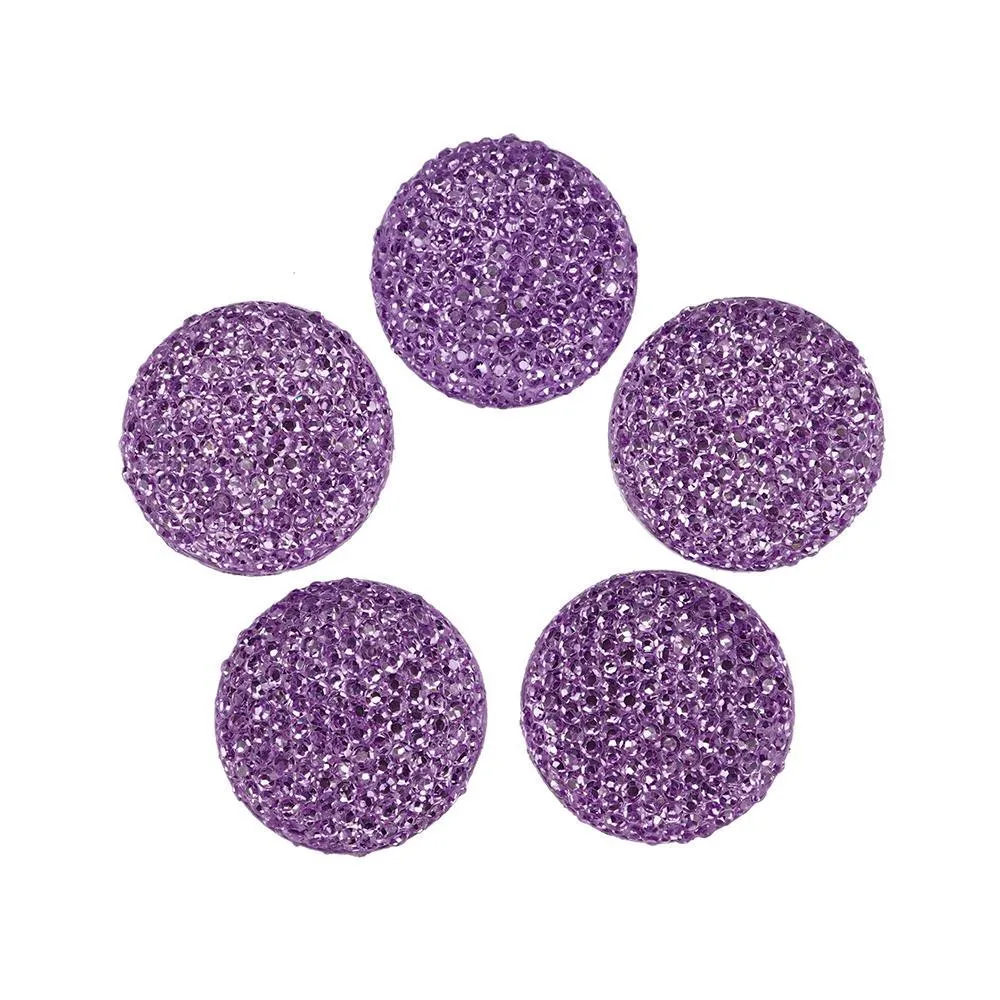 Round Self Adhesive Diamond Cluster Gems, 10-count