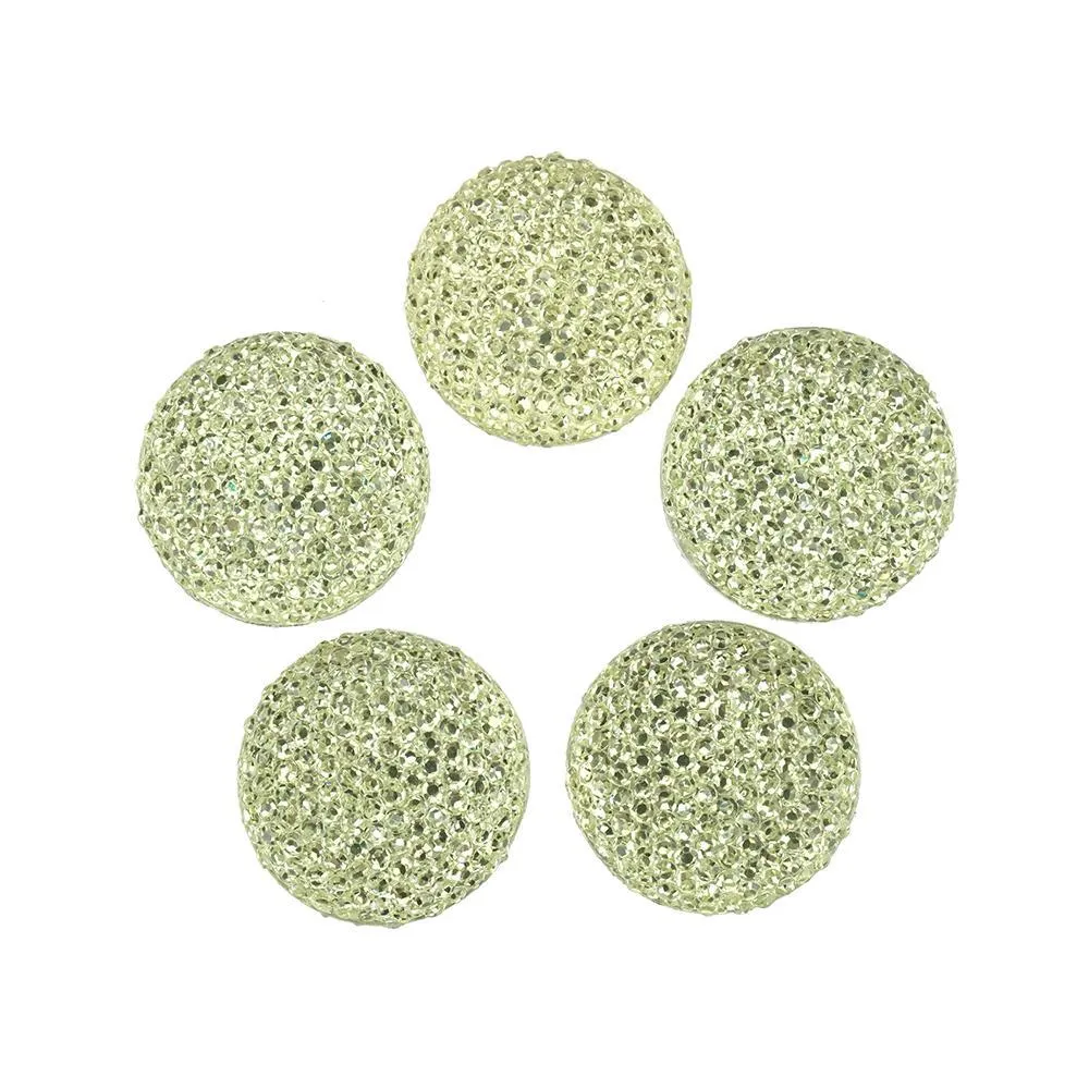 Round Self Adhesive Diamond Cluster Gems, 10-count