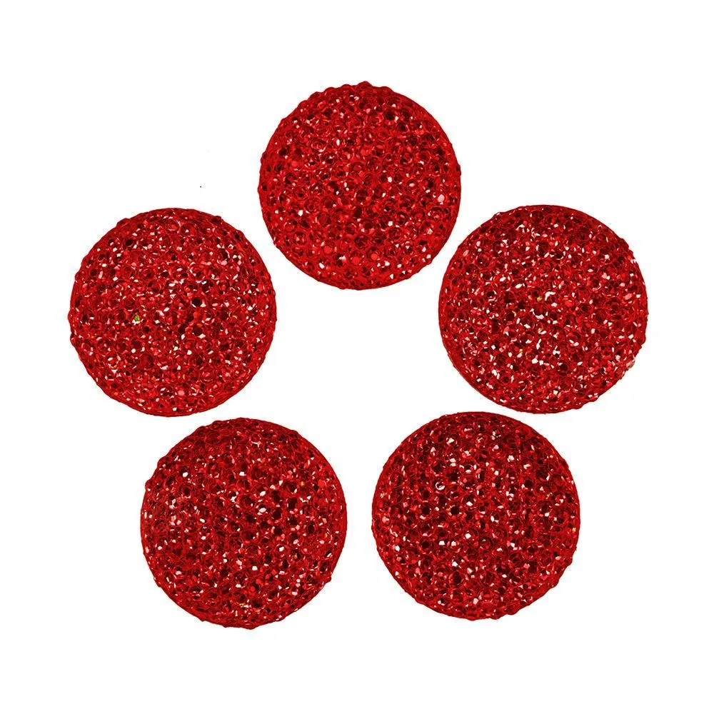 Round Self Adhesive Diamond Cluster Gems, 10-count
