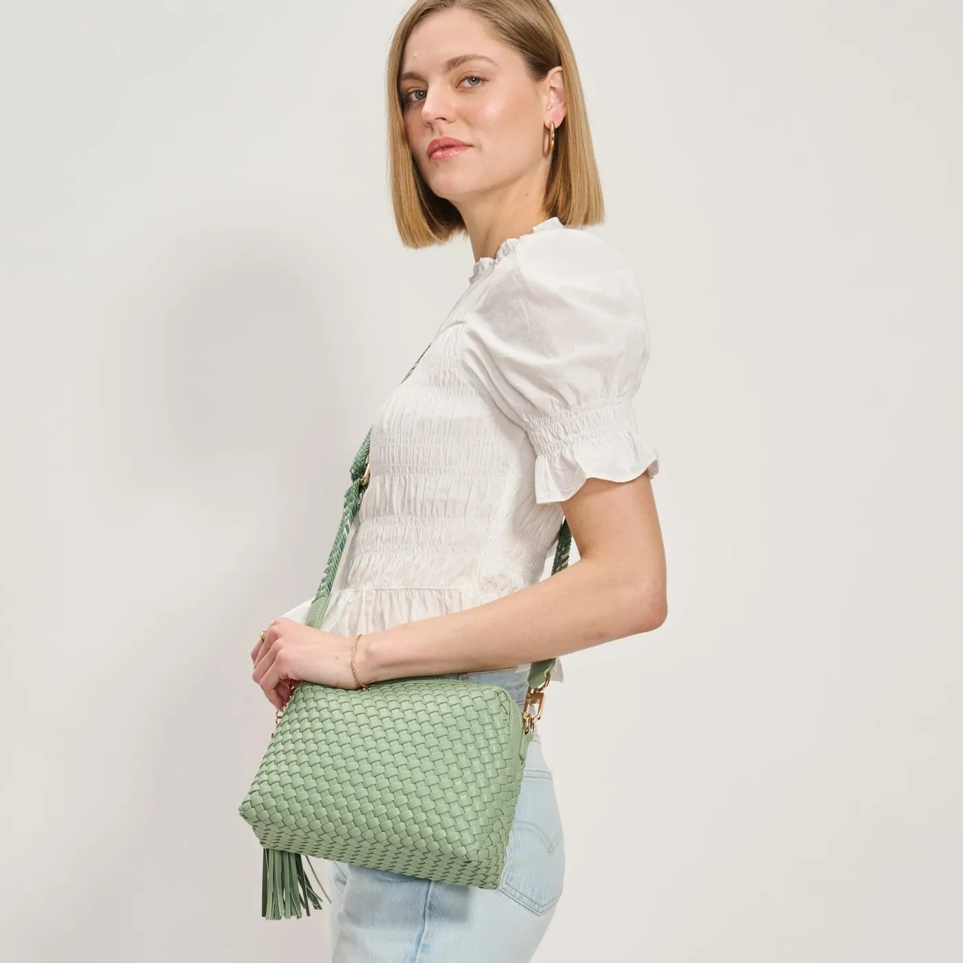 Roxana Woven Crossbody