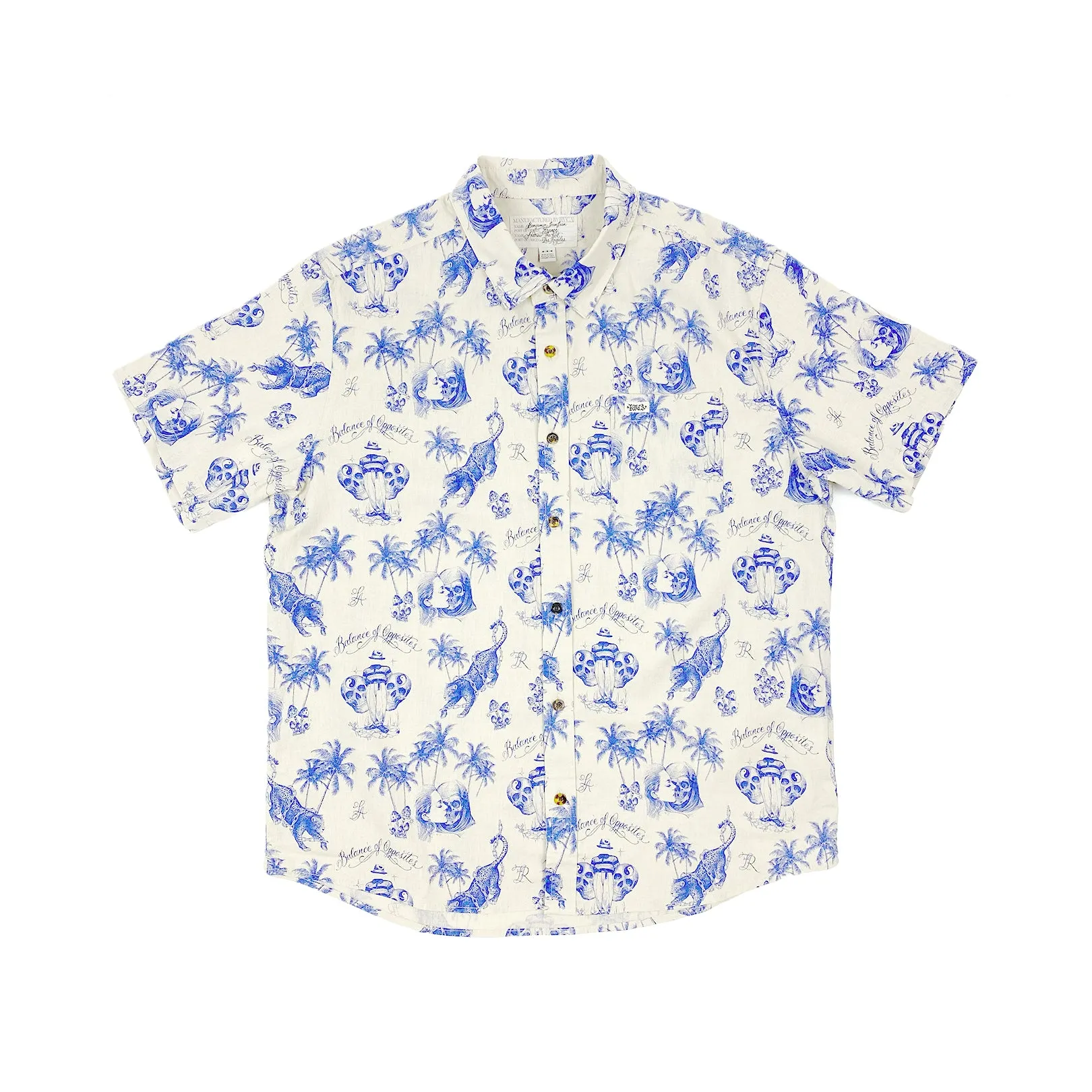 RVCA Chefs Kiss Shirt Natural