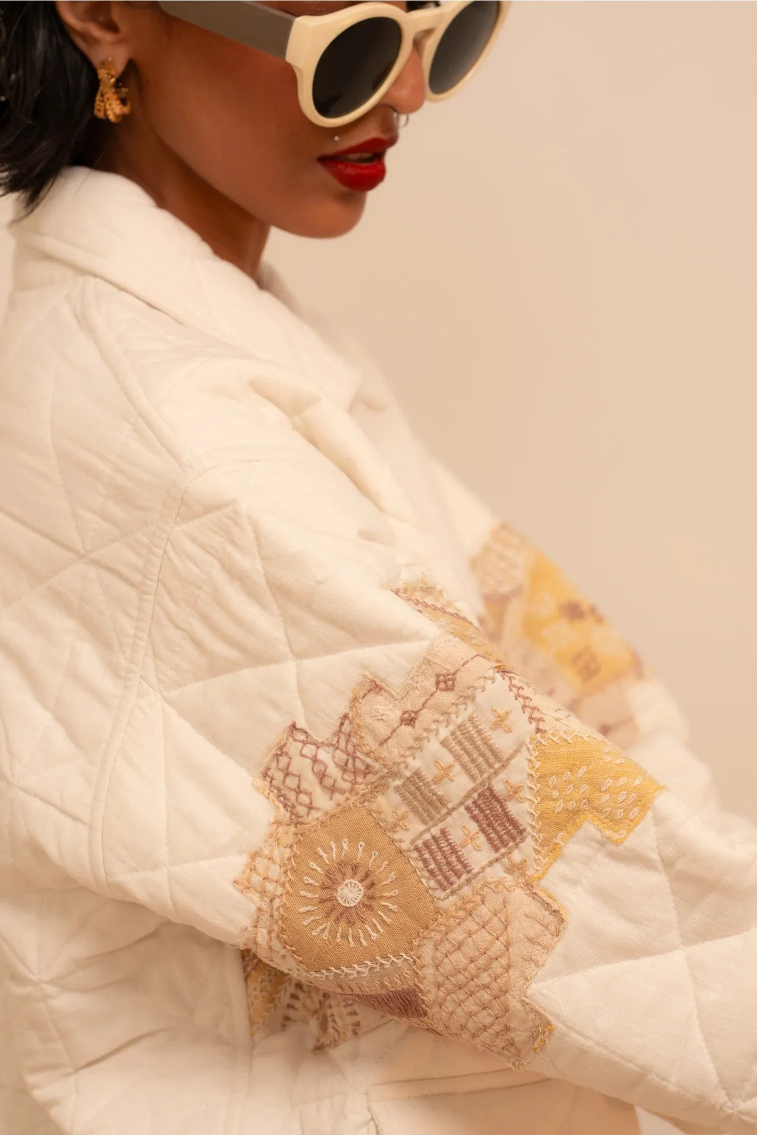 Samudram | Quilted Patchwork Jacket