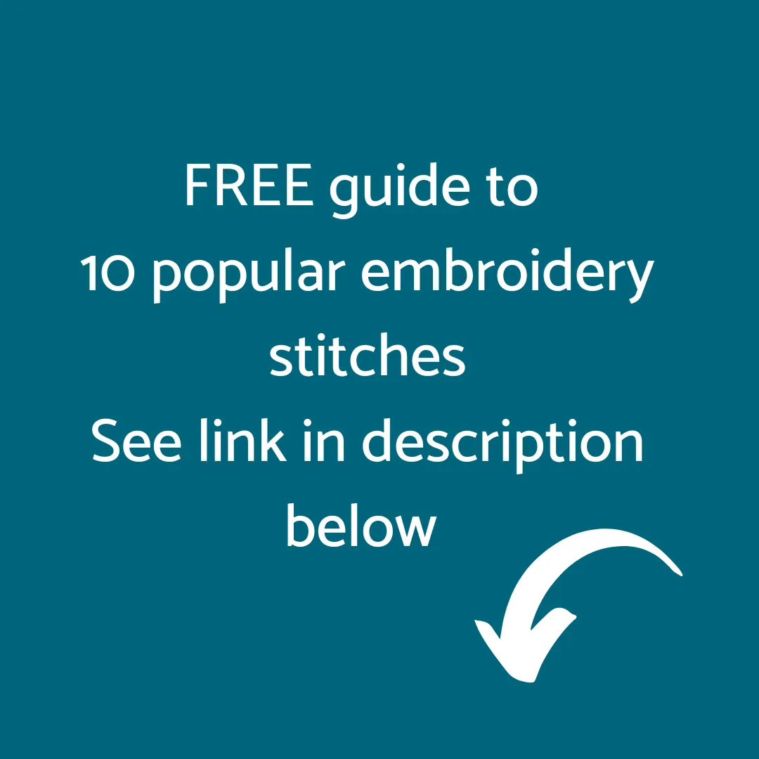 Scandinavian trees embroidery kit