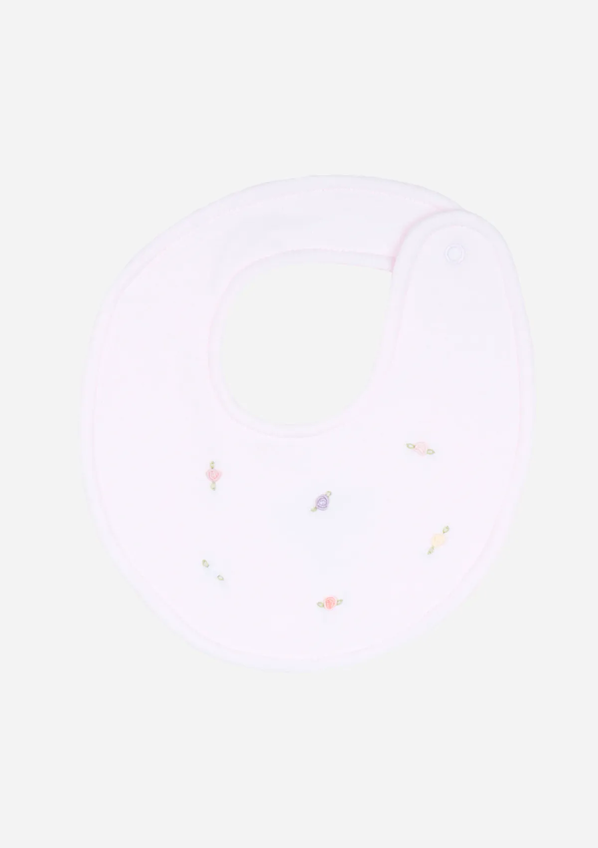 Scattered Roses Bib, Blush