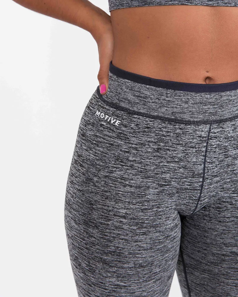 Seamless Sports Leggings - Grey Marl