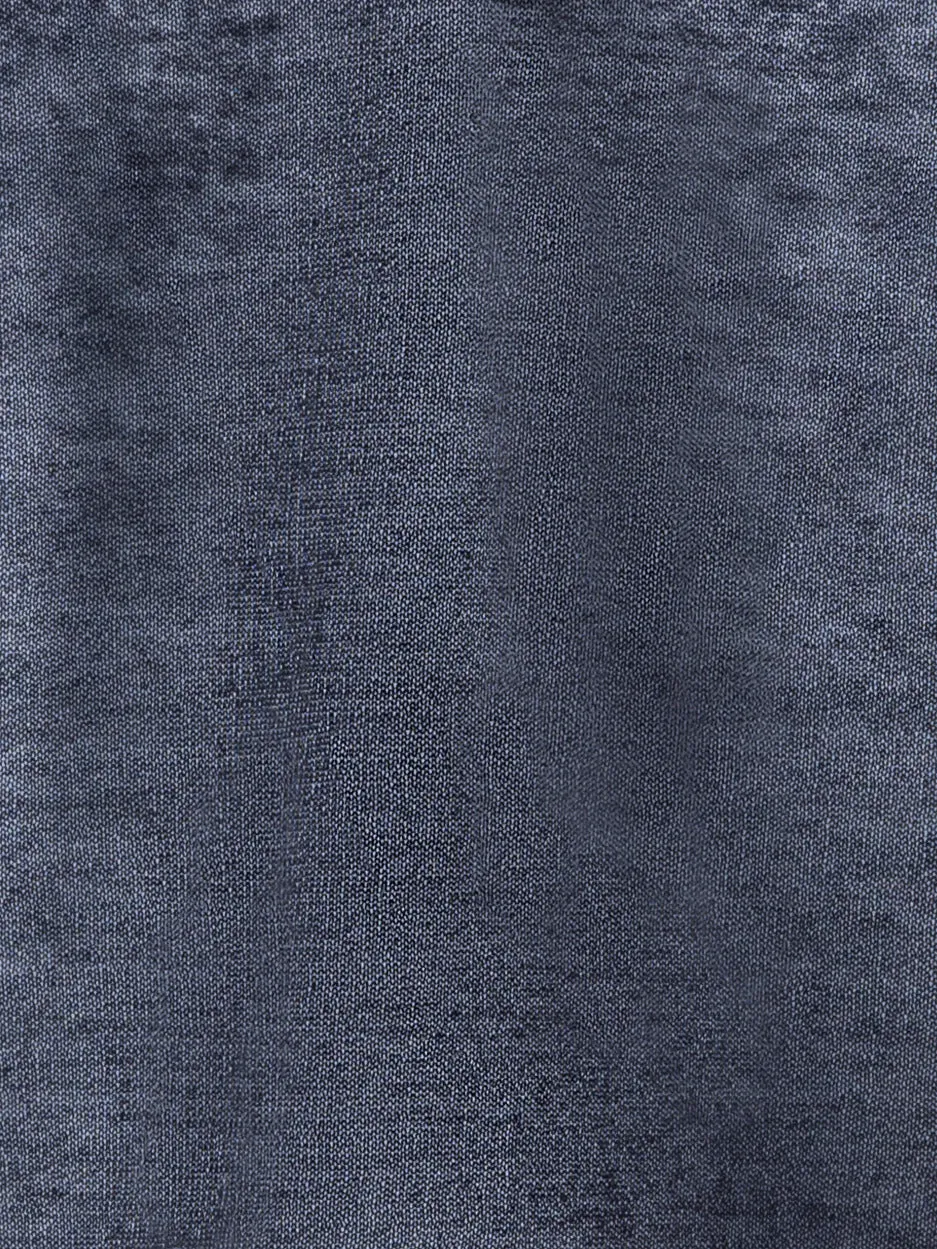 Semi-Sheer Short Knit Cardigan in Cotton Blend