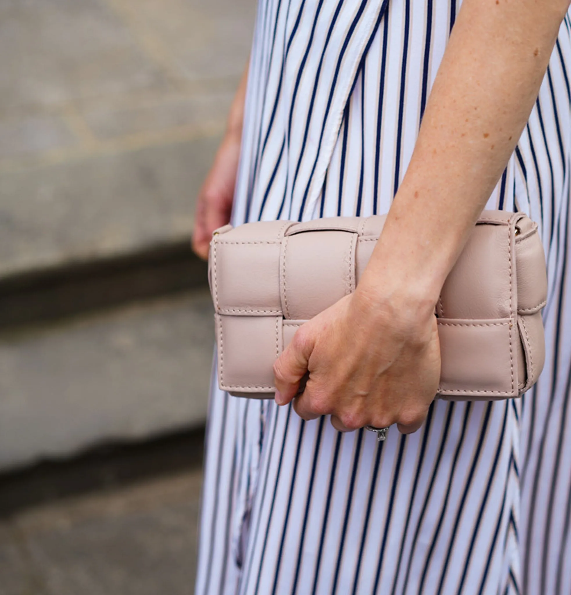 Serena Woven Clutch & Crossbody Bag