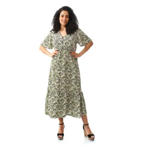 short_sleeeves_floral_dress_light_green