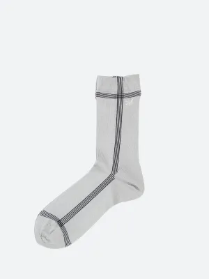 Side Line Silk Crew Sock