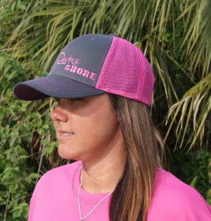 Signature Series Snapback Mesh Trucker Hat - Pink