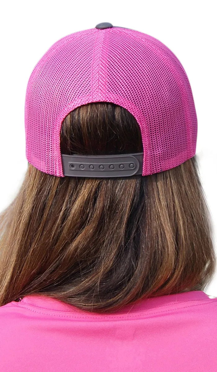 Signature Series Snapback Mesh Trucker Hat - Pink
