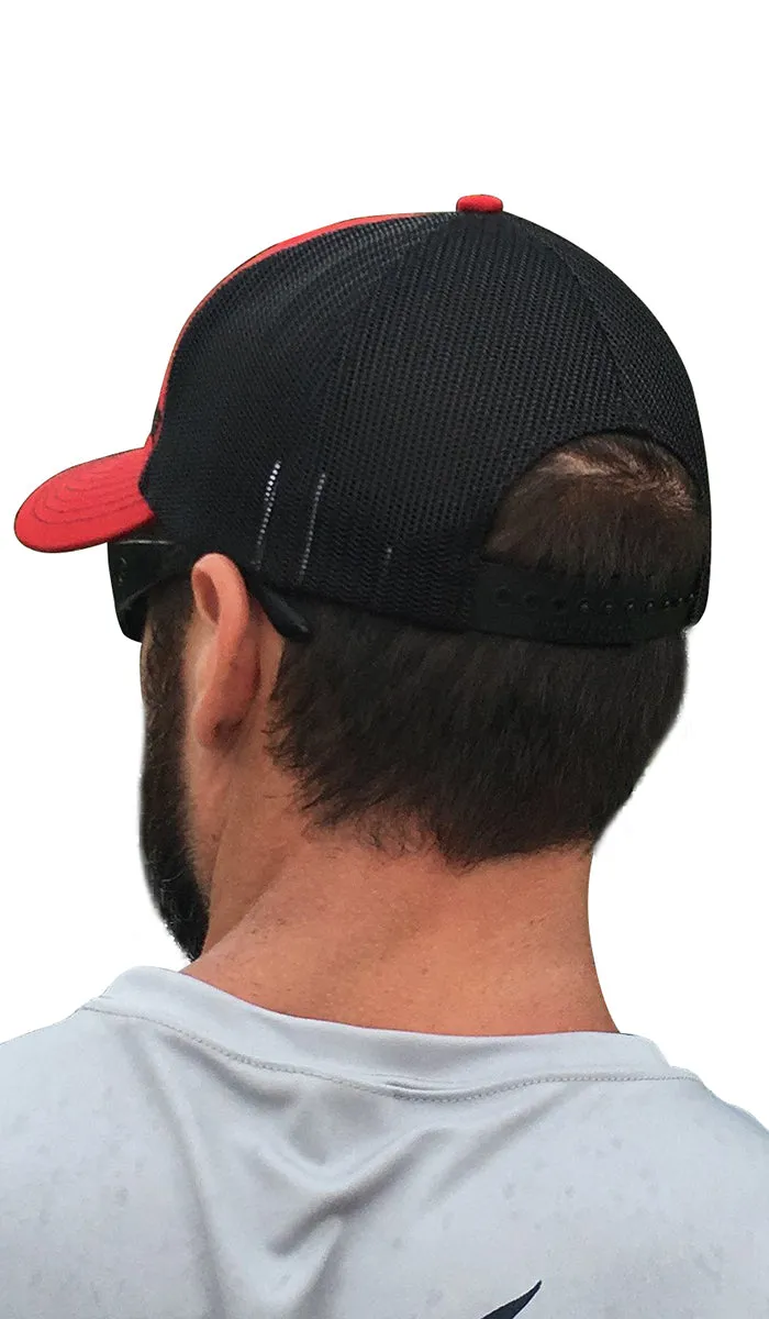 Signature Series Snapback Mesh Trucker Hat - Red