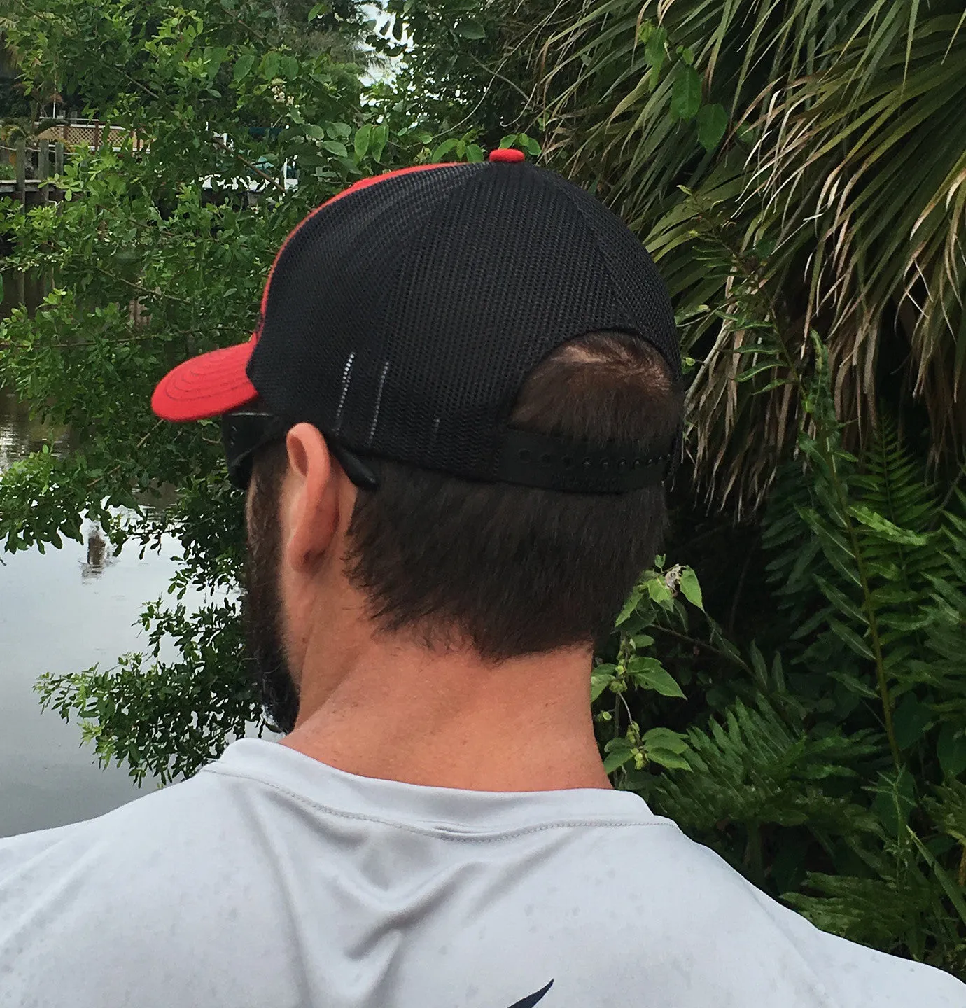 Signature Series Snapback Mesh Trucker Hat - Red