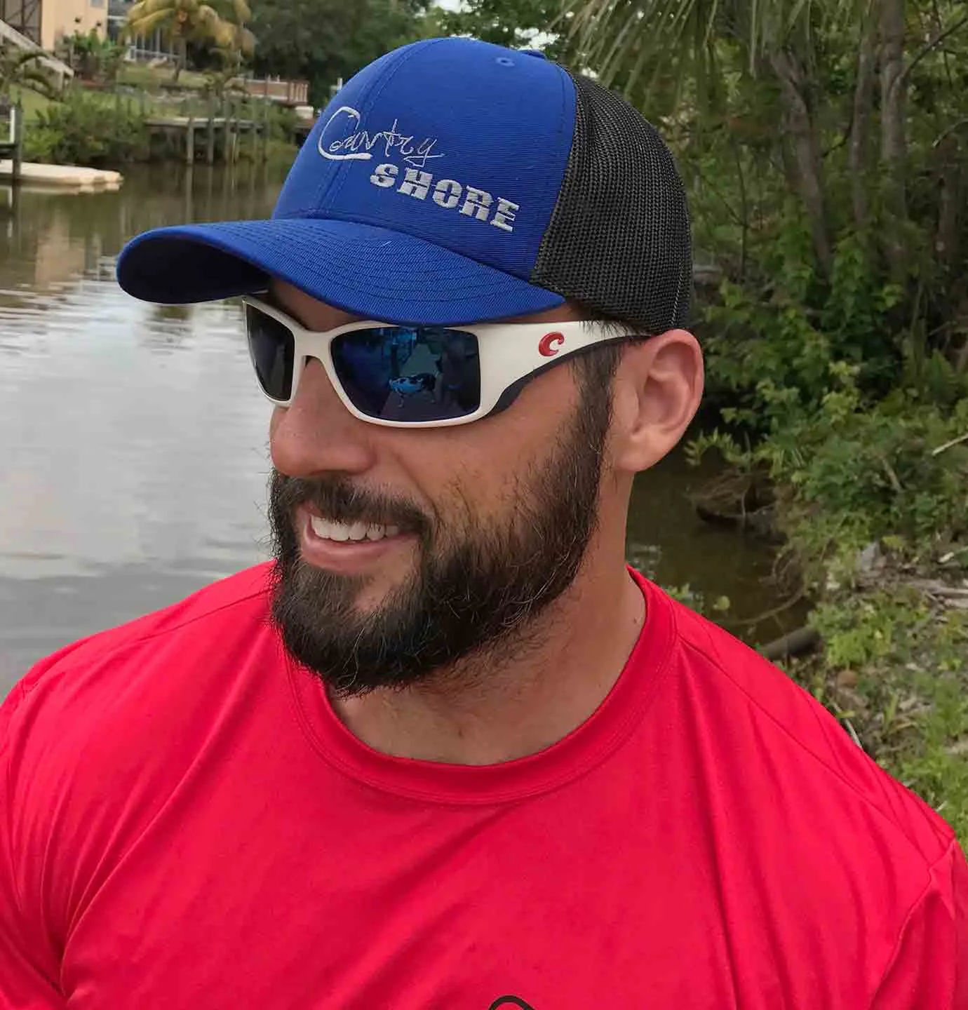 Signature Series Snapback Mesh Trucker Hat - Royal