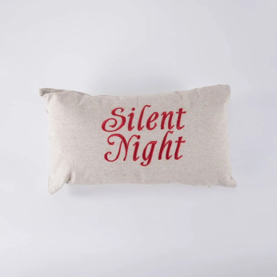 Silent Night Pillow