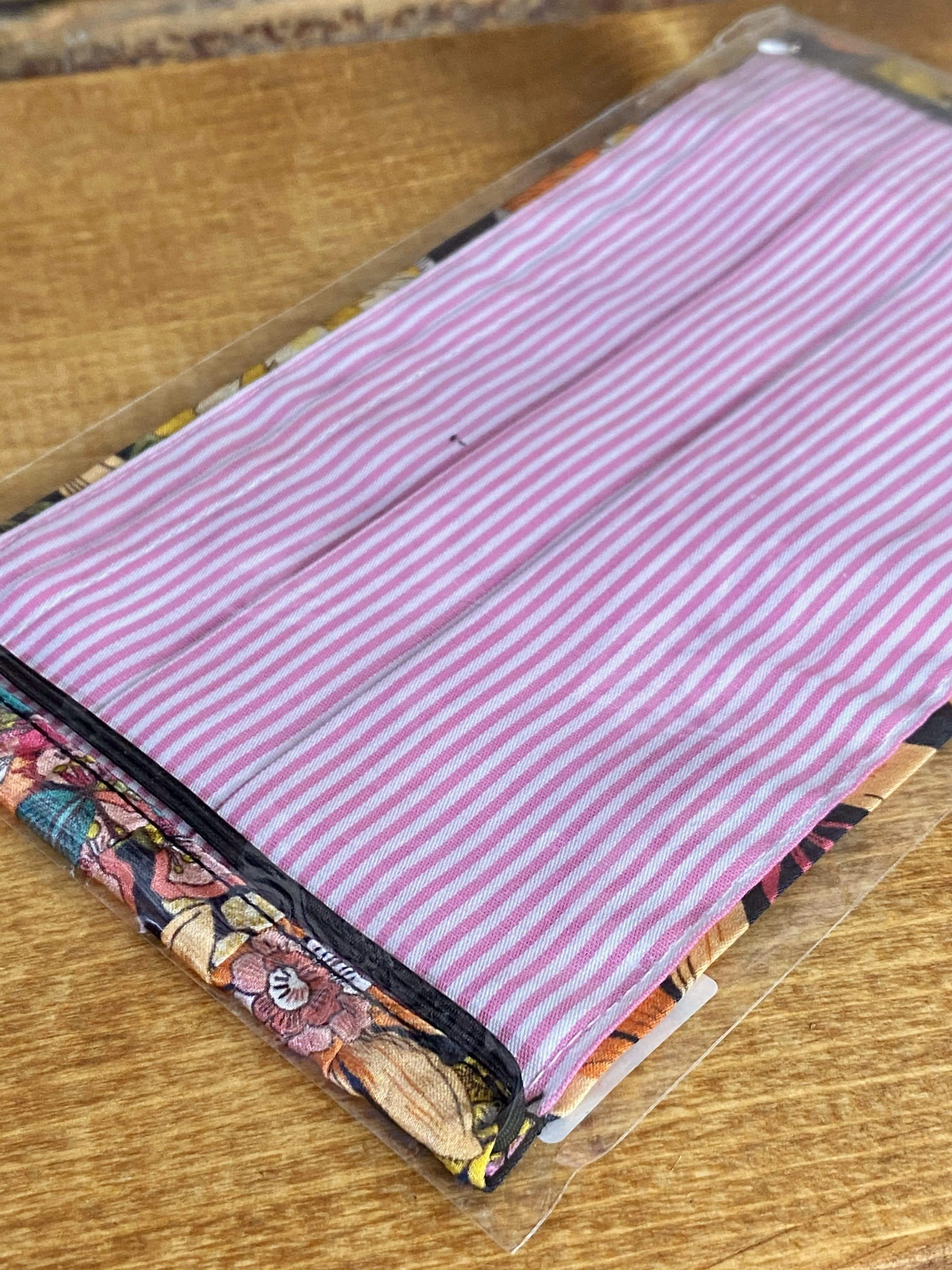 Silk Charmeuse Mask- Bright Pattern