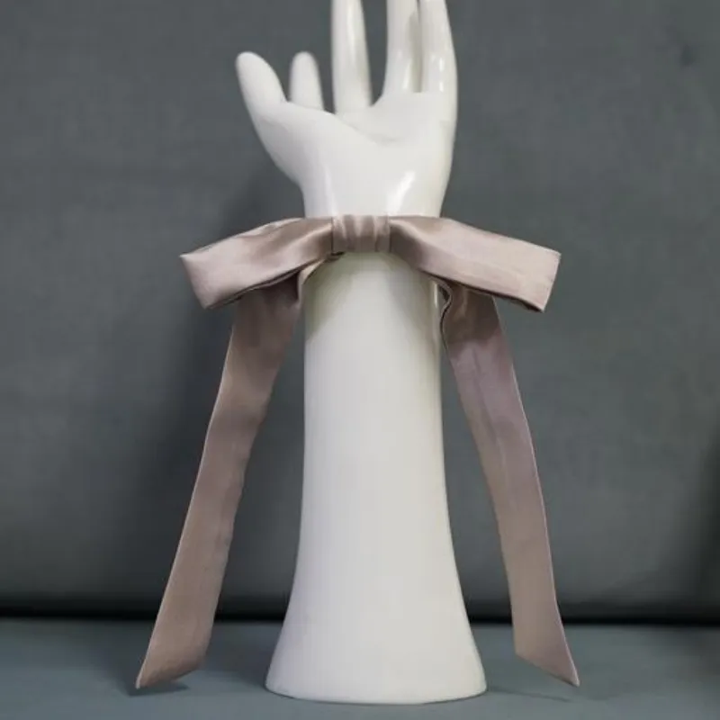 Silk Hair Bow Scrunchie Custom Wholesale