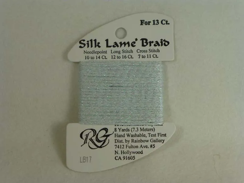 Silk Lame Braid LB17 Lite Surf Blue