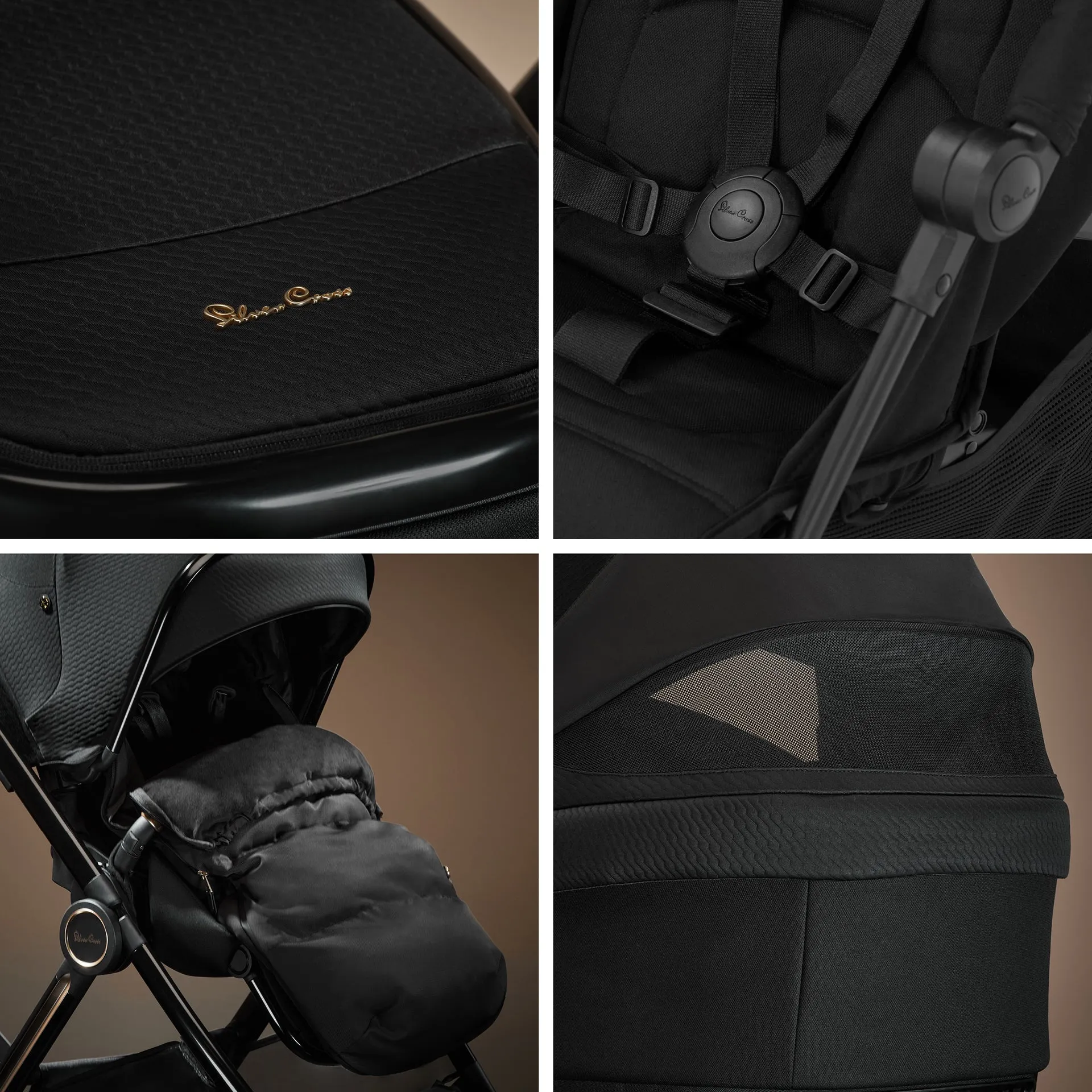 Silver Cross Reef 2 Special Edition Ultimate Travel System Bundle with Dream Car Seat and ISOFIX Base - Espresso