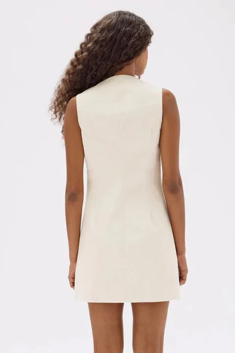 SIMONE COTTON LINEN BLEND SHIFT