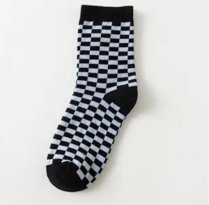 Skateboard Checkerboard Socks
