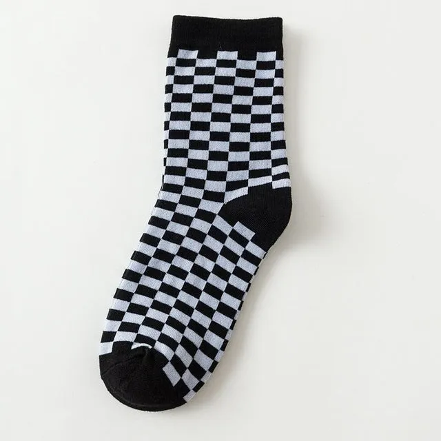 Skateboard Checkerboard Socks