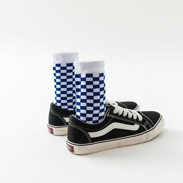 Skateboard Checkerboard Socks