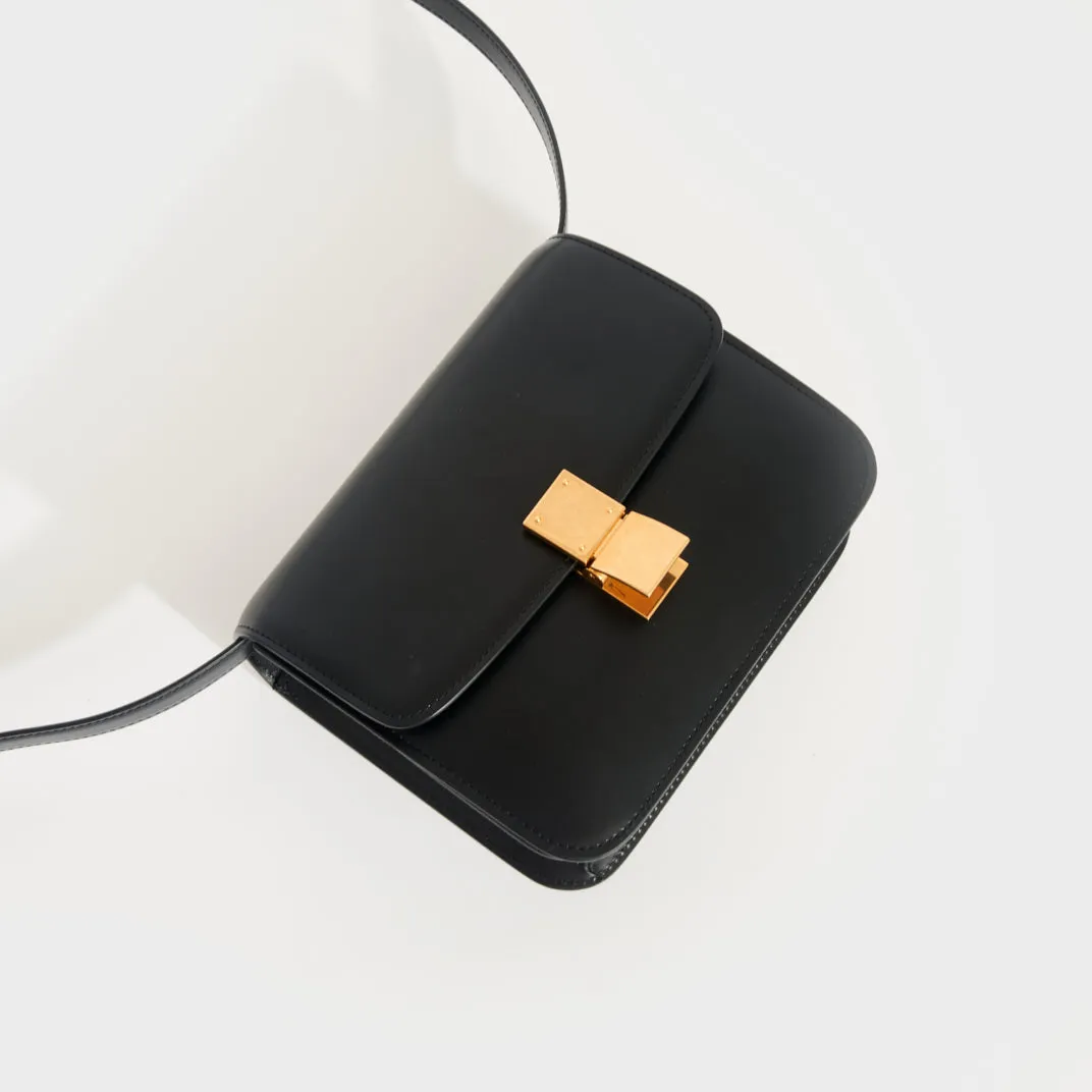 Small Classic Box Shoulder Bag in Black